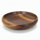 Milky Way solid wood bowl by WoodyKitchenware, jujube wood soup, salad, and fruit bowl with natural grain and stylish design.