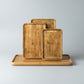 Wooden rectangular tray by WoodyKitchenware with a retro design, perfect for restaurant or home table serving.