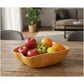 Handcrafted solid wood fruit and salad bowl by WoodyKitchenware featuring a unique cedar root design.