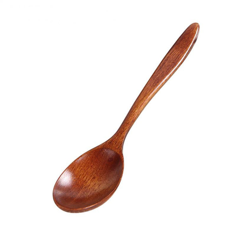 Set of five wooden cooking spoons from WoodyKitchenware, sustainable and stylish kitchen essential by WoodyKitchenware.