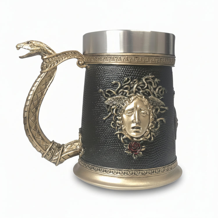 Medusa beer mug by Woody&