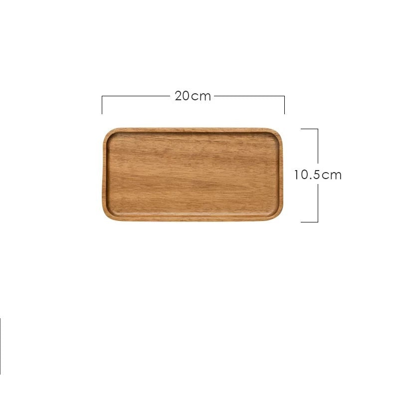 Wooden breakfast and fruit plate by WoodyKitchenware, solid wood serving display with natural grain and smooth finish.