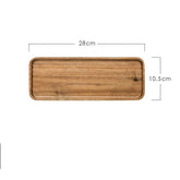 Wooden breakfast and fruit plate by WoodyKitchenware, solid wood serving display with smooth finish and natural grain details.