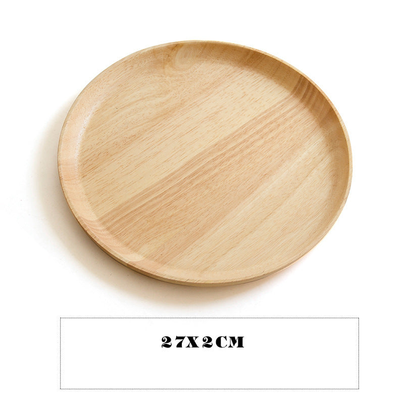 Japanese-style wooden tray by WoodyKitchenware, 20cm, crafted from natural wood, perfect for elevating dining presentation.