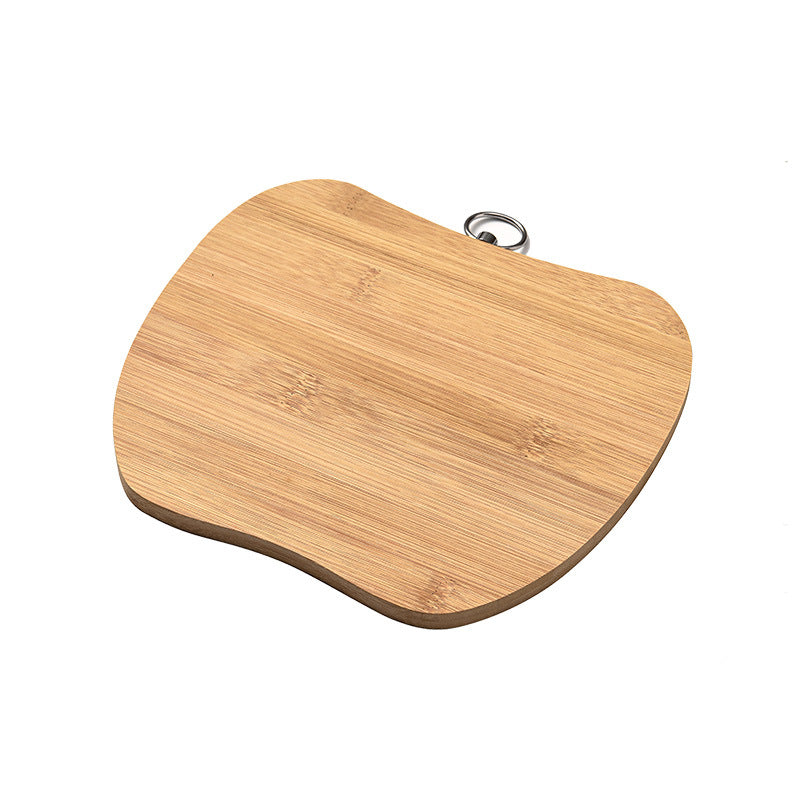 WoodyKitchenware bamboo cutting board with classification zones, ideal for organized food prep in the kitchen.