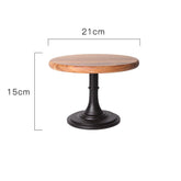 Wooden cake stand by Woody&