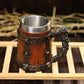 Vintage stainless steel mug by Woody&