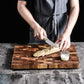 Acacia chopping board by WoodyKitchenware, wooden kitchen accessory with a smooth surface and sturdy build for food prep.
