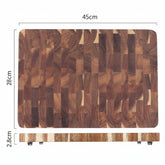 Acacia chopping board from WoodyKitchenware by WoodyKitchenware, rectangular wooden kitchen prep board with smooth finish