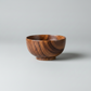 Wooden bowl made from wild jujube wood by WoodyKitchenware, showcasing a smooth, round solid timber basin for kitchen or decor use.