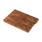 Square solid wood chopping board made of premium teak by WoodyKitchenware, ideal for everyday kitchen prep and food handling.