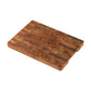 Square solid wood chopping board made of premium teak by WoodyKitchenware, ideal for everyday kitchen prep and food handling.