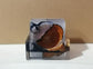 Round resin pine coaster by WoodyKitchenware, heat-resistant teacup mat for protecting surfaces during tea or coffee servings.