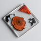 Round resin pine coaster by WoodyKitchenware, heat-resistant teacup mat for protecting surfaces from hot beverages.