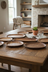 Handcrafted black walnut serving tray by WoodyKitchenware, irregular shape perfect for sushi, tea, fruits, and snacks.