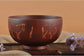 Inner Mongolia Jujube wood craft bowl by WoodyKitchenware, traditional Mongolian milk-tea and serving bowl with intricate wood grain details.