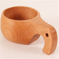 Hand-carved minimalist wooden vessel from WoodyKitchenware, The Sylvan Solace by WoodyKitchenware, showcasing smooth natural wood craftsmanship.