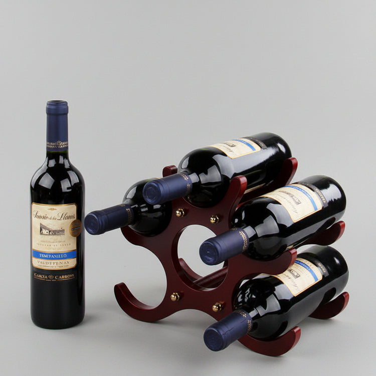 European wooden wine rack decoration by WoodyKitchenware, solid wood display for wine bottles and glasses, stylish kitchen decor.