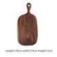 Black Walnut pizza tray by WoodyKitchenware with a rustic finish, measuring 36x17x2cm, ideal for serving homemade pizzas.