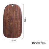 Black Walnut pizza tray by WoodyKitchenware, rustic and elegant serving tray with natural wood grain and sturdy construction.