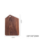 Black Walnut pizza tray by WoodyKitchenware, rustic and elegant, measuring 36x17x2cm, showcasing natural wood grain and craftsmanship.