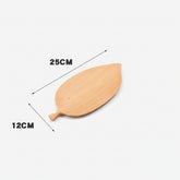 Handmade wooden tray by WoodyKitchenware featuring a forest sculpture design in glossy beech wood, perfect for serving.