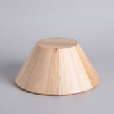 Round Japanese wooden bowl by WoodyKitchenware, Birch Gatherer solid timber bowl, natural wood grain, eco-friendly kitchenware.