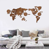 Black 3D wooden wall clock by WoodyKitchenware, handcrafted solid wood design with modern, textured decor for home or office.