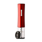 Black electric wine opener set with automatic corkscrew, foil cutter, and can opener from WoodyKitchenware by WoodyKitchenware.
