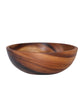 Natural wooden bowl from WoodyKitchenware, showcasing smooth brown finish, perfect for serving or decorative kitchen display.