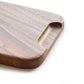 Rectangular acacia wooden plate from WoodyKitchenware, ideal for serving appetizers or snacks in a stylish dining setting.