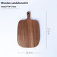Wooden vegetable cutting board by WoodyKitchenware with a big handle, durable and eco-friendly for kitchen prep.