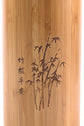 Bamboo cup travel mug by WoodyKitchenware, featuring a steel interior and natural bamboo exterior for daily use.