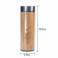 Bamboo cup travel mug by WoodyKitchenware, showcasing a sleek, natural design built for daily commuting.