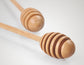 Wooden long handle honey coffee stirrer by WoodyKitchenware, elegant beechwood mixing spoon for stirring beverages.