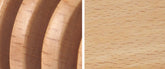 Elegant beechwood coffee stirrer with long handle by WoodyKitchenware, perfect for stirring honey and coffee.