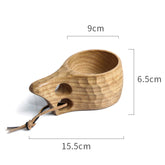 Hand-carved irregular vessel by WoodyKitchenware, The Sylvan Anomaly, 200ml wooden kitchenware with unique natural design.