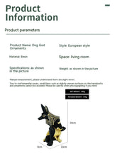 Anubis Dog-God resin wine rack ornament by WoodyKitchenware, featuring a mystical dog deity design for home décor.