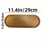 Rectangular acacia wood tray by Woody&