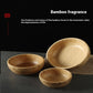 Wooden dough bowl by WoodyKitchenware, 25cm bamboo basin for baking and mixing, crafted from solid timber.
