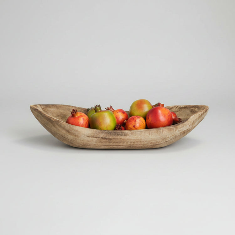 Vintage solid wood candy tray by WoodyKitchenware, rustic weathered Paulownia serving tray with a natural wooden finish.