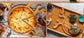 Christmas wooden tray with antlers handle by Woody&