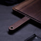 Wooden chopping board with groove and juice channel by WoodyKitchenware, featuring a square maple design for bread and food prep.