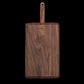 Wooden chopping board with groove and juice channel, made of maple, by WoodyKitchenware, ideal for bread and food preparation.
