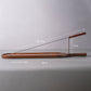 Wooden restaurant board by WoodyKitchenware with steakhouse skewer stage, solid timber tableware for serving and presentation.