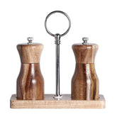 Wooden manual pepper grinder by WoodyKitchenware, Pylon solid timber mill for fresh, flavorful pepper.