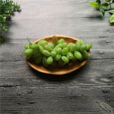 Solid timber oval compote plate by Woody&