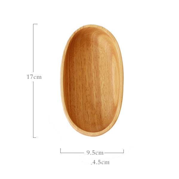 Large oval wooden salad bowl with minimalist boat curve design by WoodyKitchenware, crafted from solid timber for serving or display.