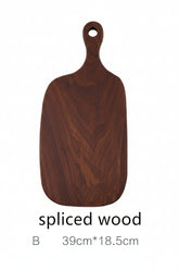 Black Walnut chopping board from WoodyKitchenware, showing a smooth, natural wooden surface perfect for kitchen prep.