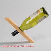 Creative bamboo bottle shelf by WoodyKitchenware, semi-circle style wine bottle rack for kitchen or bar storage.